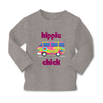 Baby Clothes Minibus Dark Pink Hippie Chick Funny Humor Boy & Girl Clothes