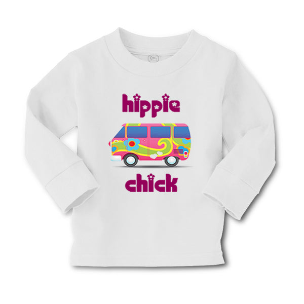 Baby Clothes Minibus Dark Pink Hippie Chick Funny Humor Boy & Girl Clothes - Cute Rascals