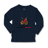 Baby Clothes Motorcycle I'D Rather Be Riding Grandpa Grandfather Cotton - Cute Rascals