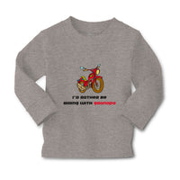Baby Clothes Motorcycle I'D Rather Be Riding Grandpa Grandfather Cotton - Cute Rascals