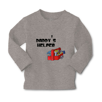 Baby Clothes Picture Tools' Box Black Daddy's Helper Dad Father's Day Cotton