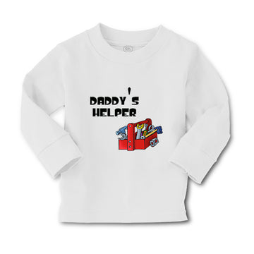 Baby Clothes Picture Tools' Box Black Daddy's Helper Dad Father's Day Cotton