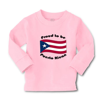 Baby Clothes Proud to Be Puerto Rican Boy & Girl Clothes Cotton