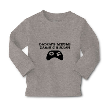 Baby Clothes Daddy's Little Gaming Buddy! Gamer Dad Father's Day Cotton