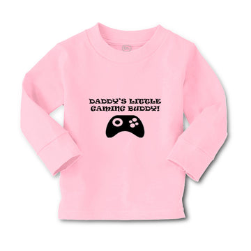 Baby Clothes Daddy's Little Gaming Buddy! Gamer Dad Father's Day Cotton