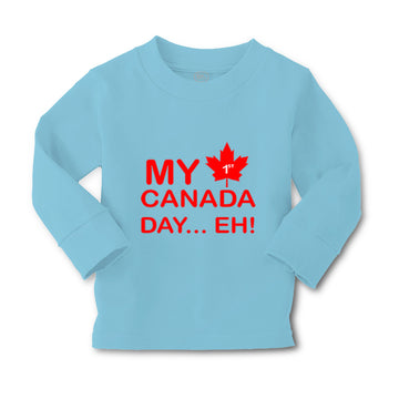 Baby Clothes My First Canada Day Eh! Boy & Girl Clothes Cotton