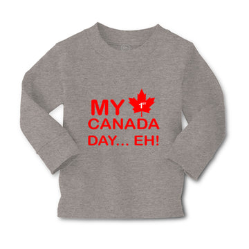 Baby Clothes My First Canada Day Eh! Boy & Girl Clothes Cotton