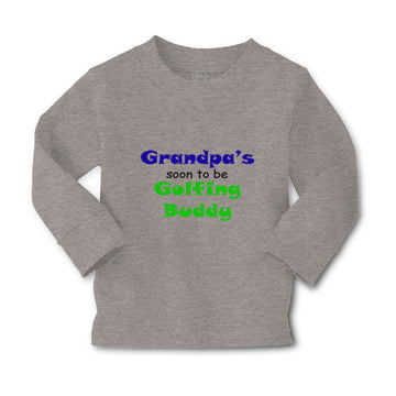 Baby Clothes Grandpa's Soon Golfing Buddy Golf Grandpa Grandfather Cotton
