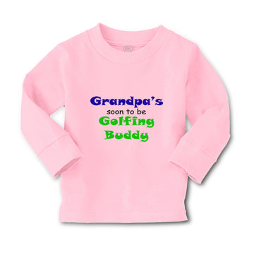Baby Clothes Grandpa's Soon Golfing Buddy Golf Grandpa Grandfather Cotton