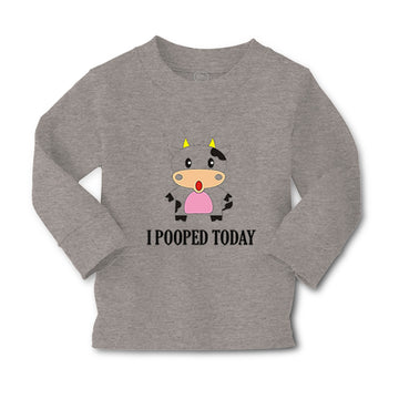 Baby Clothes I Pooped Today Style A Funny Humor Boy & Girl Clothes Cotton