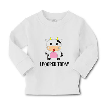 Baby Clothes I Pooped Today Style A Funny Humor Boy & Girl Clothes Cotton