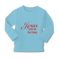 Baby Clothes Jesus Loves Me This I Know Christian Jesus God Style A Cotton - Cute Rascals