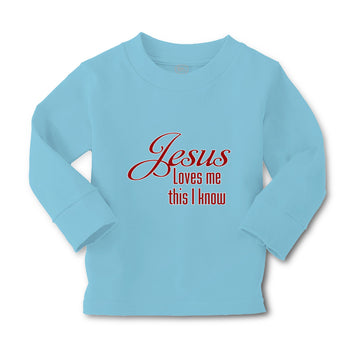 Baby Clothes Jesus Loves Me This I Know Christian Jesus God Style A Cotton