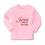 Baby Clothes Jesus Loves Me This I Know Christian Jesus God Style A Cotton - Cute Rascals