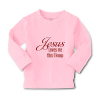 Baby Clothes Jesus Loves Me This I Know Christian Jesus God Style A Cotton - Cute Rascals