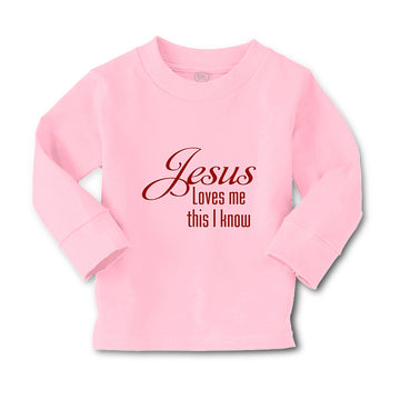 Baby Clothes Jesus Loves Me This I Know Christian Jesus God Style A Cotton