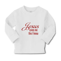 Baby Clothes Jesus Loves Me This I Know Christian Jesus God Style A Cotton - Cute Rascals