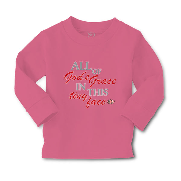 Baby Clothes All of God's Grace in This Tiny Face Christian Boy & Girl Clothes - Cute Rascals