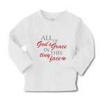 Baby Clothes All of God's Grace in This Tiny Face Christian Boy & Girl Clothes - Cute Rascals