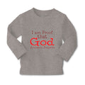 Baby Clothes I Am Proof That God Answers Prayers Christian Boy & Girl Clothes