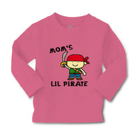 Baby Clothes Baby Pirate Black Mom's Lil Pirate Mom Mothers Boy & Girl Clothes - Cute Rascals