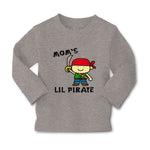 Baby Clothes Baby Pirate Black Mom's Lil Pirate Mom Mothers Boy & Girl Clothes - Cute Rascals