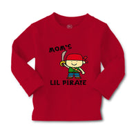 Baby Clothes Baby Pirate Black Mom's Lil Pirate Mom Mothers Boy & Girl Clothes - Cute Rascals