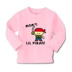 Baby Clothes Baby Pirate Black Mom's Lil Pirate Mom Mothers Boy & Girl Clothes - Cute Rascals
