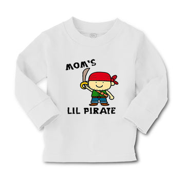 Baby Clothes Baby Pirate Black Mom's Lil Pirate Mom Mothers Boy & Girl Clothes