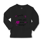 Baby Clothes Black Purple Mommy Will You Marry Daddy Boy & Girl Clothes Cotton - Cute Rascals