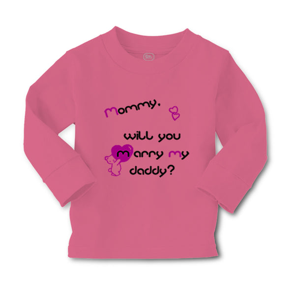 Baby Clothes Black Purple Mommy Will You Marry Daddy Boy & Girl Clothes Cotton - Cute Rascals