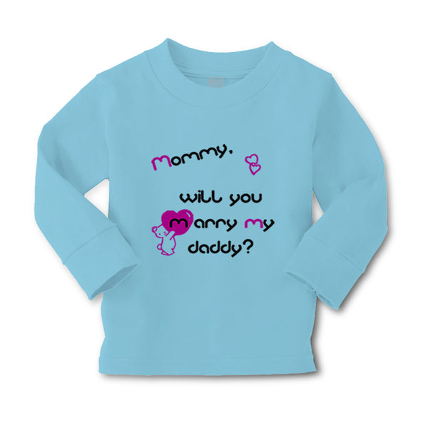 Baby Clothes Black Purple Mommy Will You Marry Daddy Boy & Girl Clothes Cotton - Cute Rascals