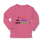 Baby Clothes I Love My Mimi and Papa Grandparents Boy & Girl Clothes Cotton - Cute Rascals