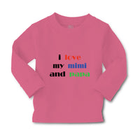 Baby Clothes I Love My Mimi and Papa Grandparents Boy & Girl Clothes Cotton - Cute Rascals