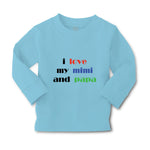 Baby Clothes I Love My Mimi and Papa Grandparents Boy & Girl Clothes Cotton - Cute Rascals