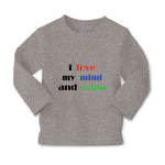 Baby Clothes I Love My Mimi and Papa Grandparents Boy & Girl Clothes Cotton - Cute Rascals