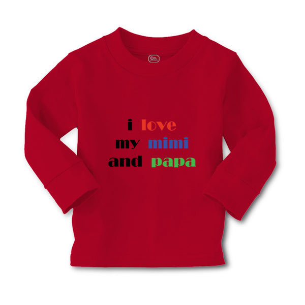 Baby Clothes I Love My Mimi and Papa Grandparents Boy & Girl Clothes Cotton - Cute Rascals