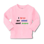 Baby Clothes I Love My Mimi and Papa Grandparents Boy & Girl Clothes Cotton - Cute Rascals