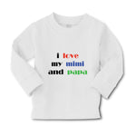 Baby Clothes I Love My Mimi and Papa Grandparents Boy & Girl Clothes Cotton - Cute Rascals