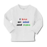 Baby Clothes I Love My Mimi and Papa Grandparents Boy & Girl Clothes Cotton - Cute Rascals
