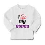 Baby Clothes I Love My Nonna Style B Grandmother Grandma Boy & Girl Clothes - Cute Rascals