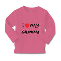 Baby Clothes I Love My Gramma Grandmother Grandma B Boy & Girl Clothes Cotton