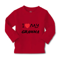 Baby Clothes I Love My Gramma Grandmother Grandma B Boy & Girl Clothes Cotton - Cute Rascals