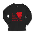 Baby Clothes I Love My Great Grandma Grandmother Grandma Boy & Girl Clothes