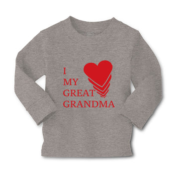 Baby Clothes I Love My Great Grandma Grandmother Grandma Boy & Girl Clothes