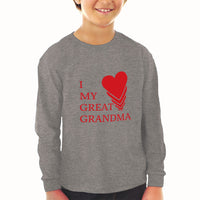 Baby Clothes I Love My Great Grandma Grandmother Grandma Boy & Girl Clothes - Cute Rascals