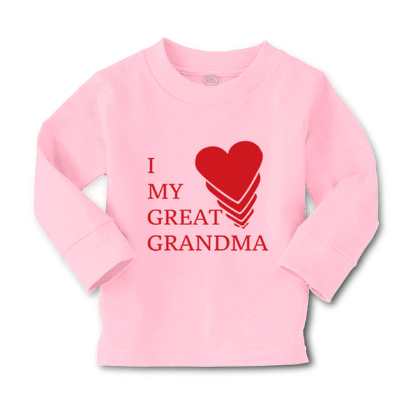 Baby Clothes I Love My Great Grandma Grandmother Grandma Boy & Girl Clothes - Cute Rascals