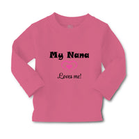 Baby Clothes My Nana Loves Me! Heart Grandmother Grandma Boy & Girl Clothes - Cute Rascals