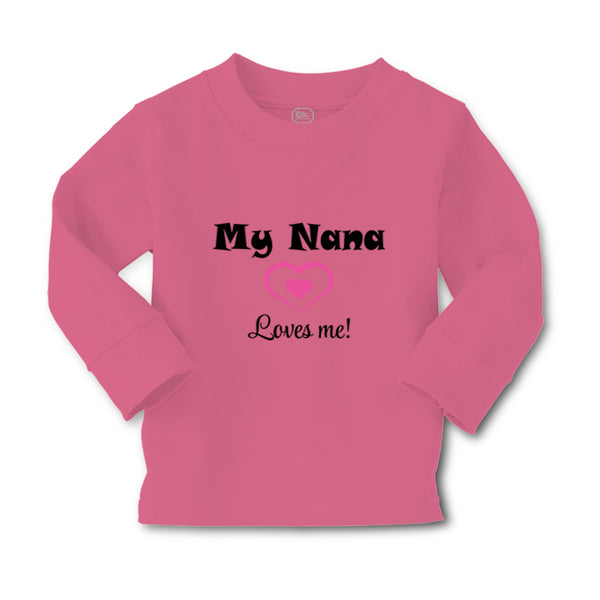 Baby Clothes My Nana Loves Me! Heart Grandmother Grandma Boy & Girl Clothes - Cute Rascals