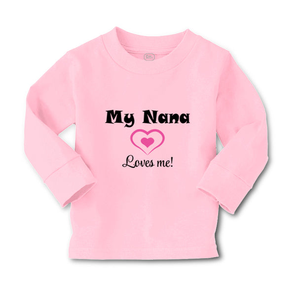 Baby Clothes My Nana Loves Me! Heart Grandmother Grandma Boy & Girl Clothes - Cute Rascals